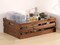 Large Size Wood Crates For Storage,Decorative Vintage Black Wooden Crates For Display,Handmade Solid Wood Boxes,Set Of 3 Rustic Black Wooden Crate. (vintage black)